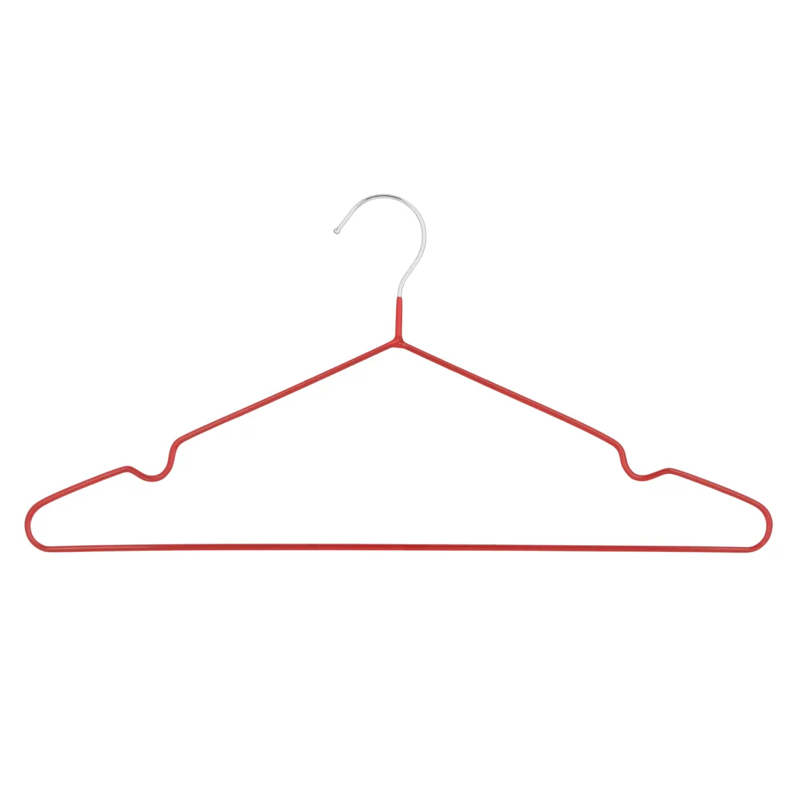 საკიდი ARDESTO Hanger set 40.5cm, 5pcs, metal, PVC, red