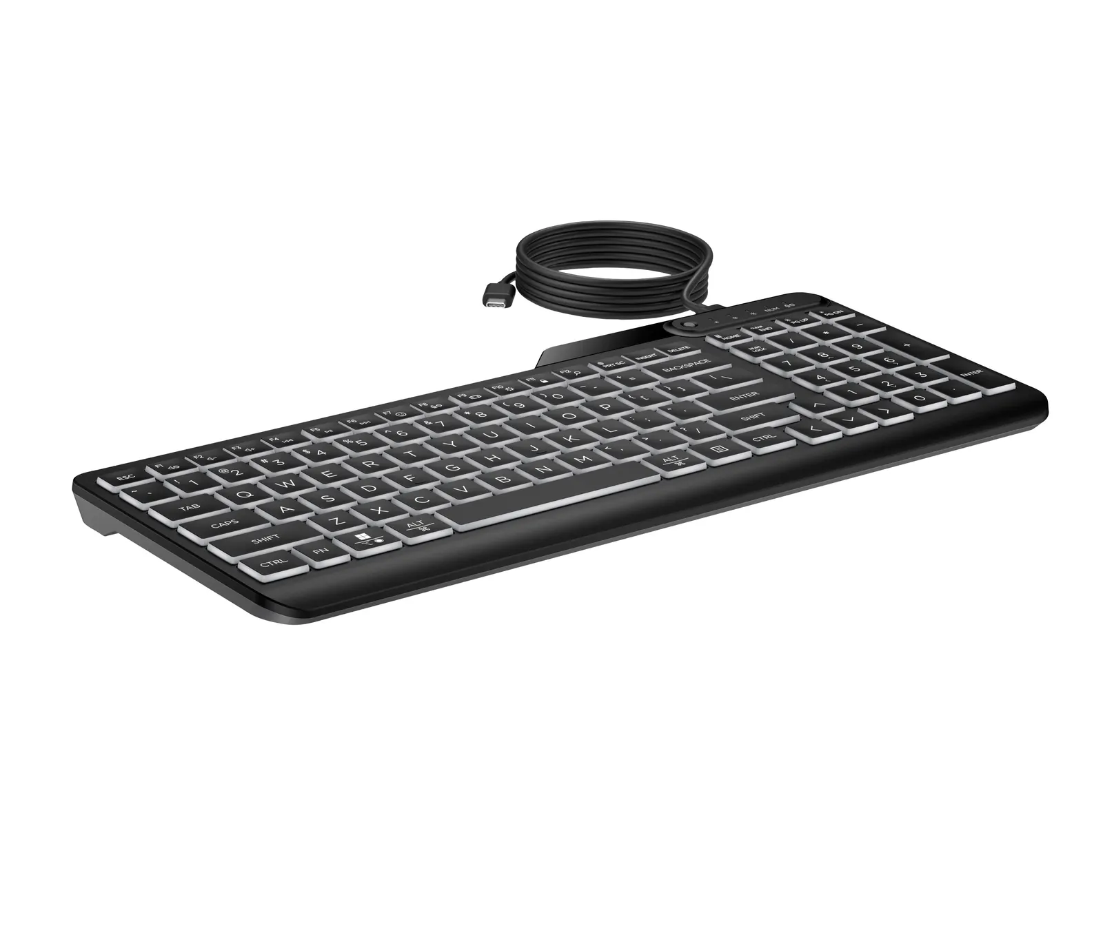 კლავიატურა HP 400 Backlit Wired Black