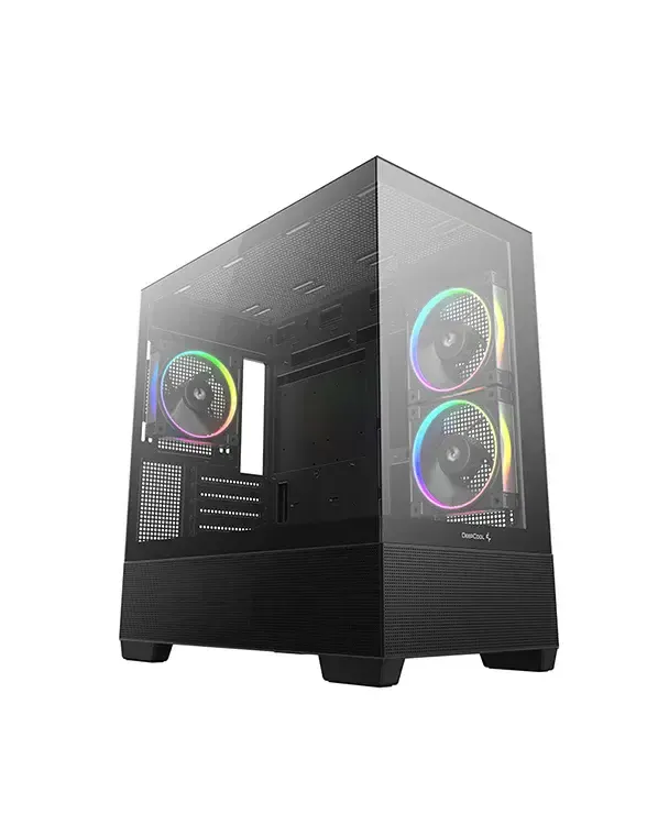 ქეისი Deepcool, CG380 3F, CASE, Black.