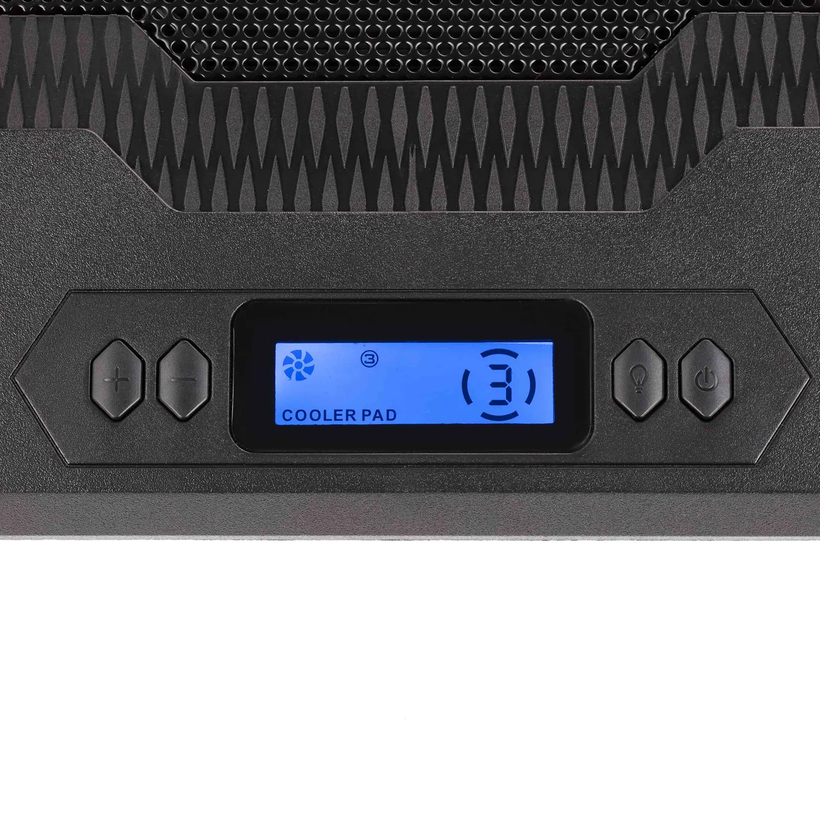 ნოუთბუქის ქულერი 2E GAMING Laptop stand CPG-006, up to 17.3", 2xUSB-A, LCD/phone holder, RGB, black
