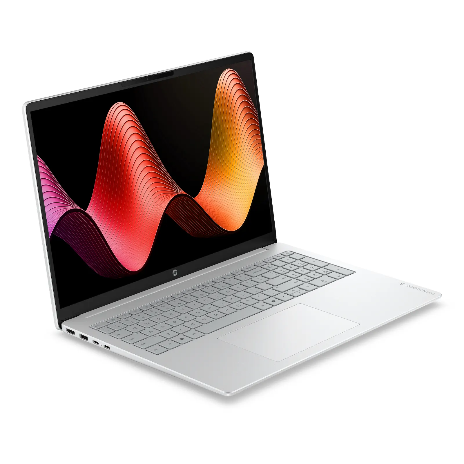 HP OmniBook 3 16 16-bu0048ci, 16", Core 5-315, 12GB, 512GB, Glacier Silver