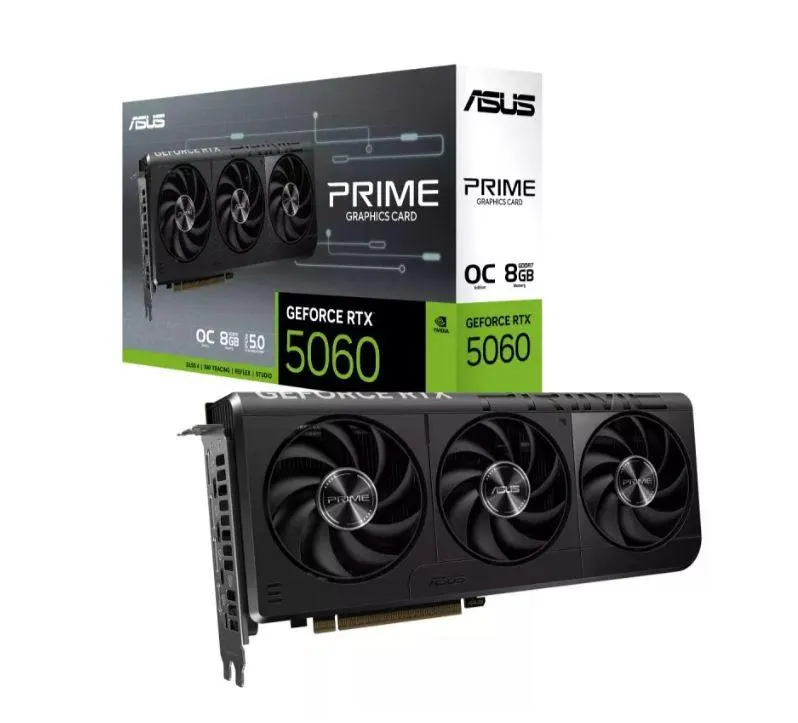ვიდეობარათი ASUS PRIME GeForce RTX™ 5060 8GB GDDR7 OC Edition