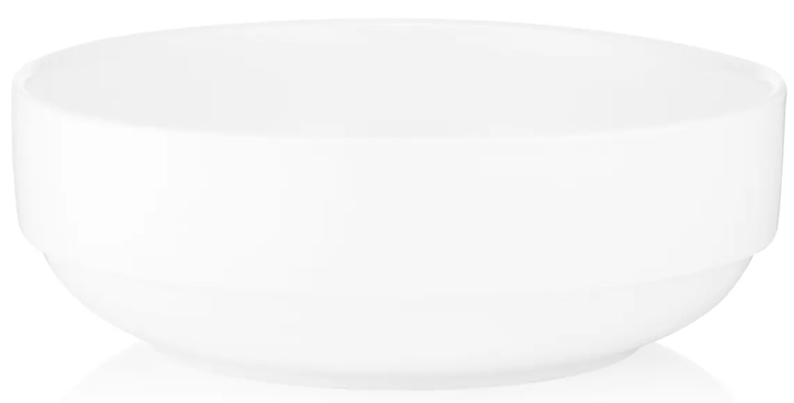 Ardesto Bowl Prato, 21 cm, porcelain, white