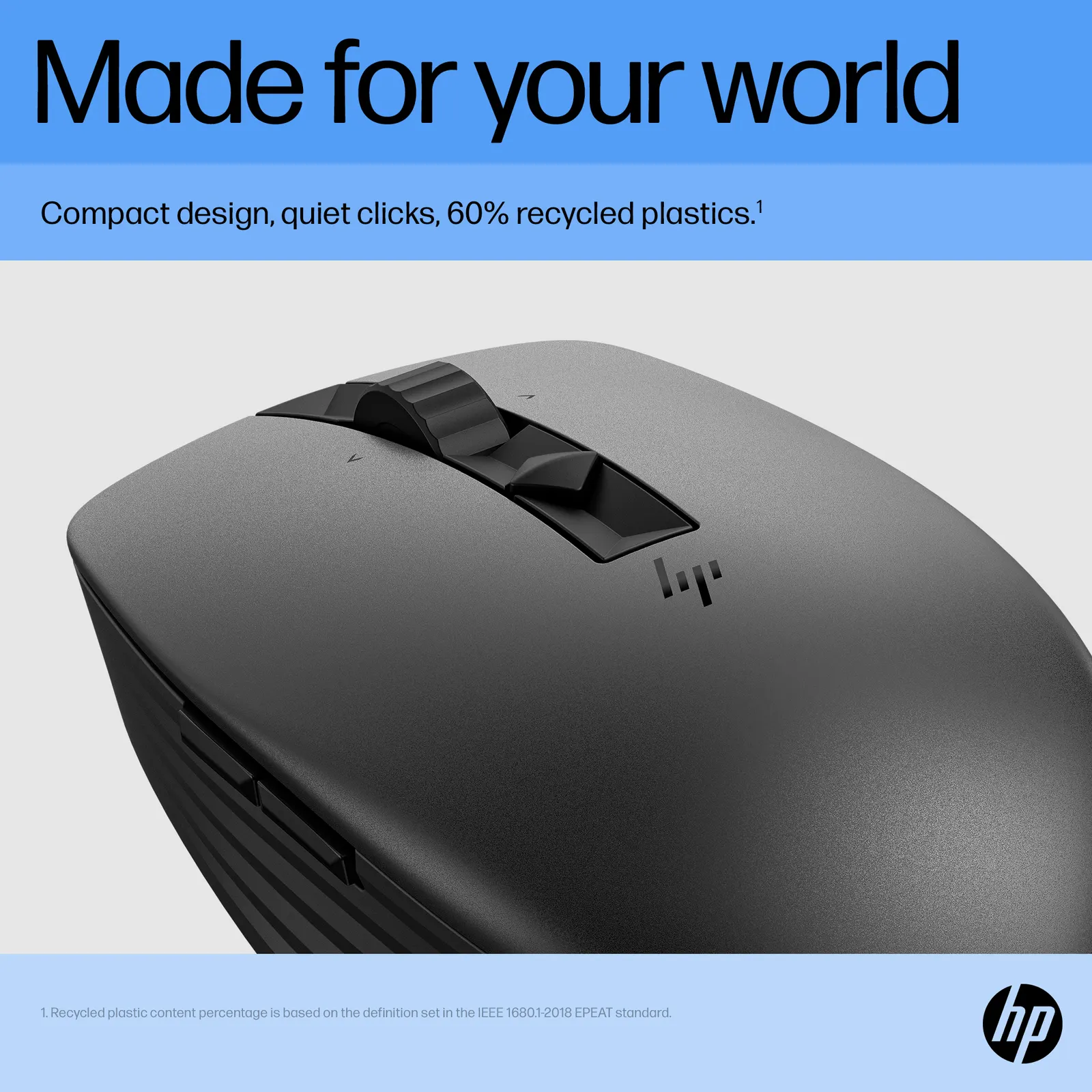 HP 710 Rechargeable Silent Wireless/BT Black