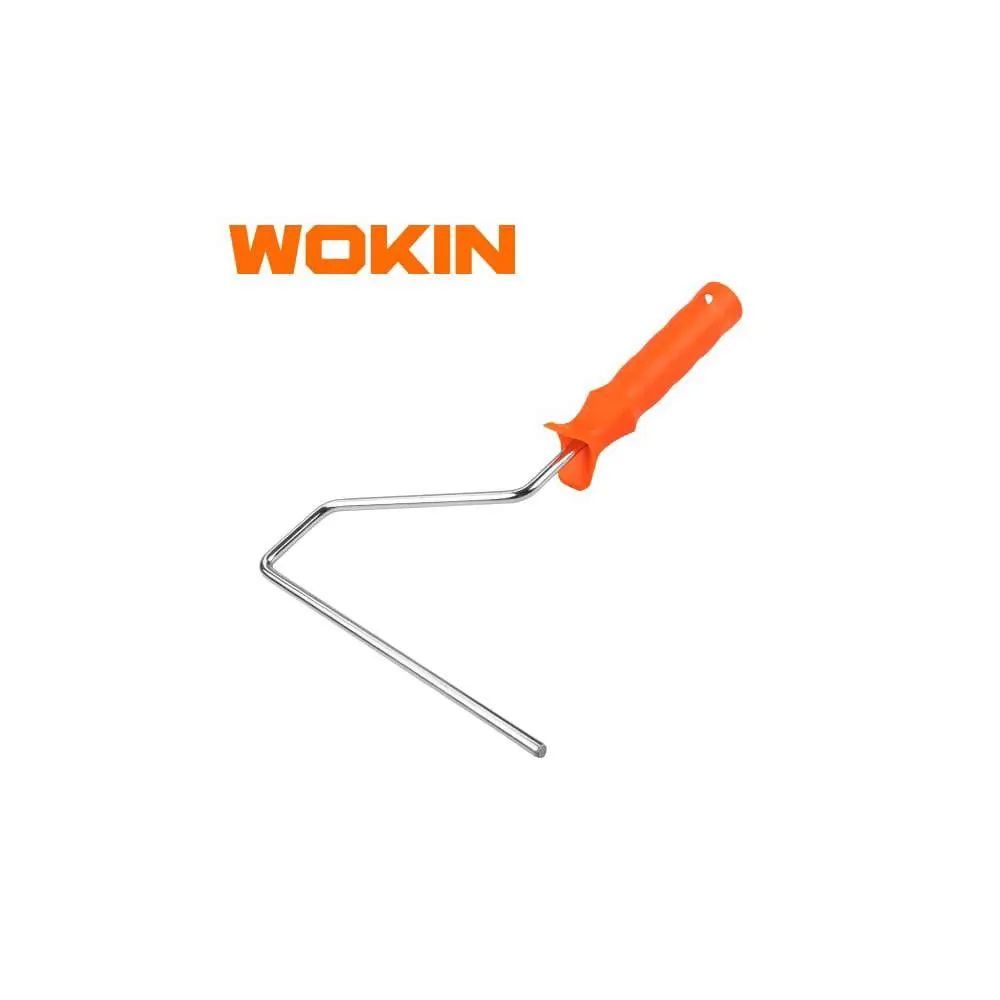 სამღებრო ლილვაკის ღერძი Wokin 351810, 10", Paint Roller Frame, Silver/Orange