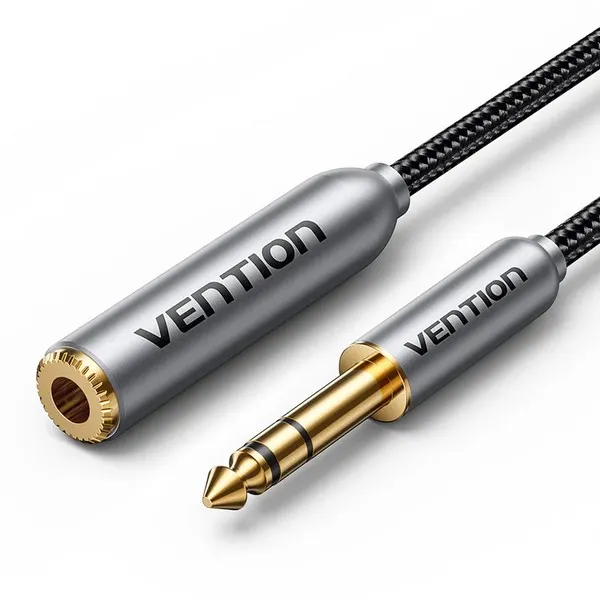 აუდიო კაბელი VENTION 6.35mm Audio Extension 1M