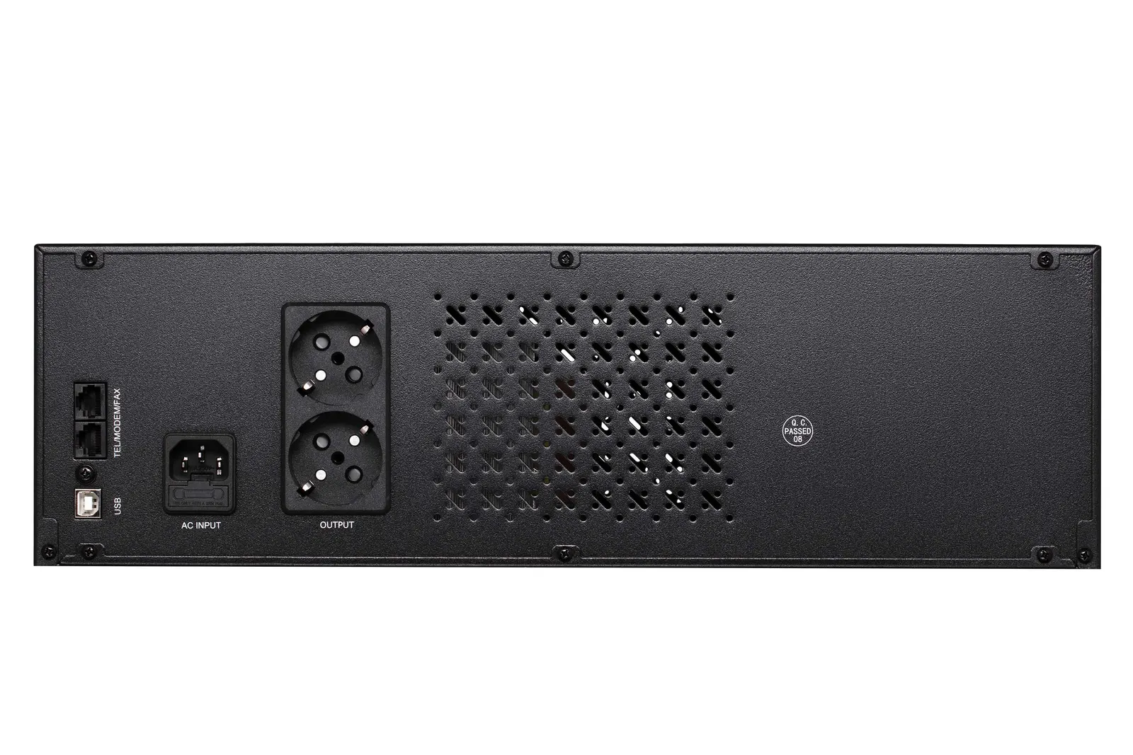 2E RE1500, 1500VA/900W, RM 3U, LCD, USB, 3xSchuko