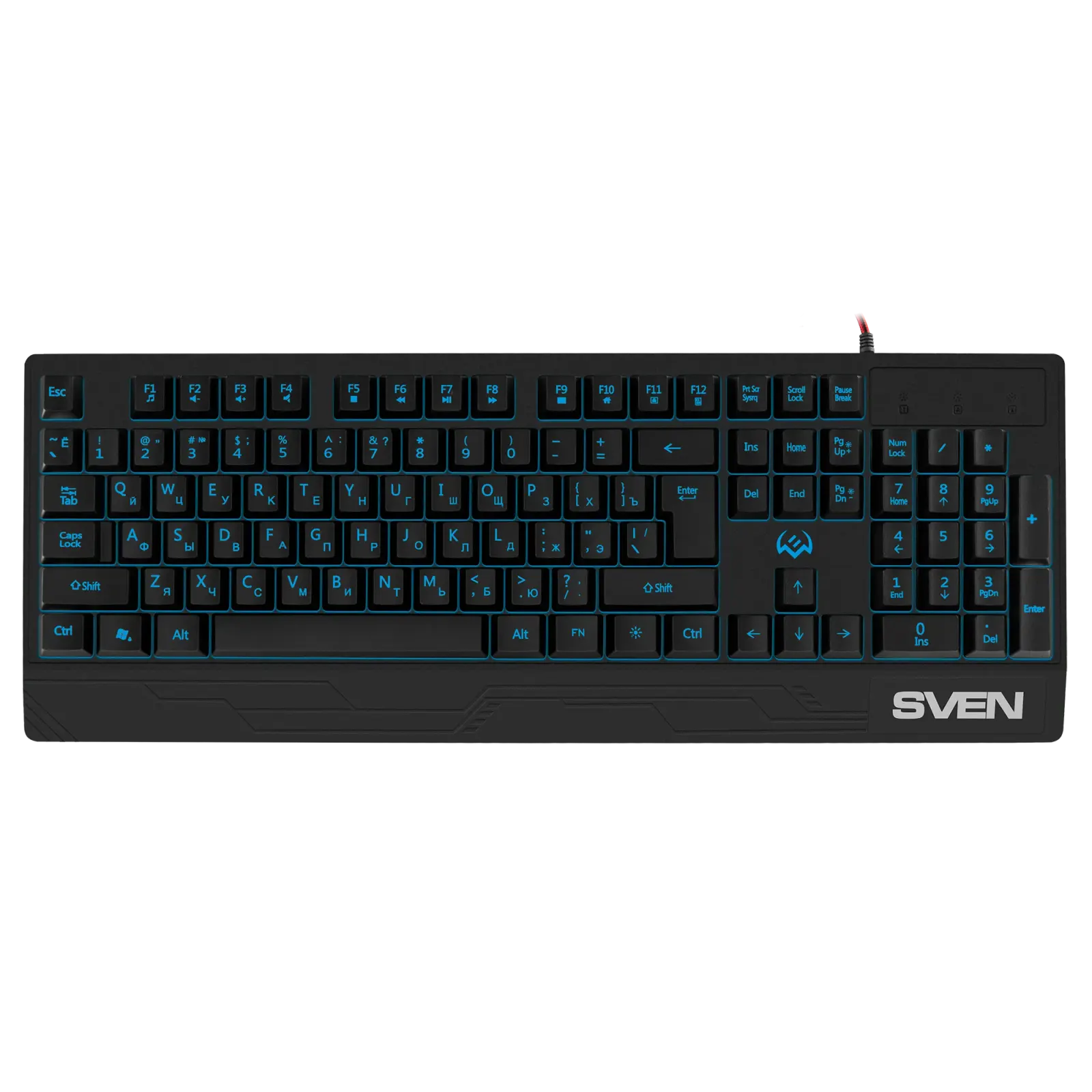 SVEN, SV-019280, Keyboard Black