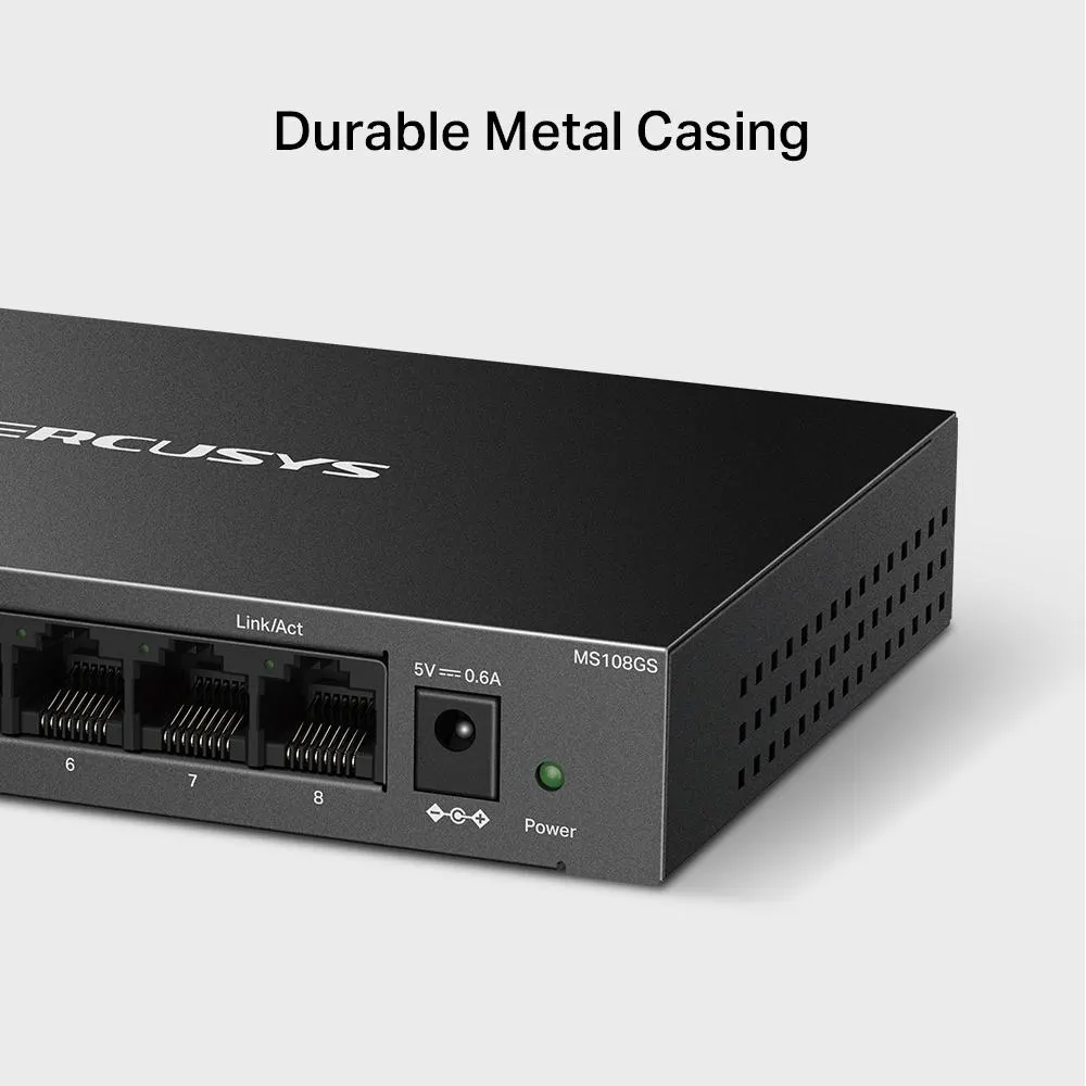 სვიჩი MERCUSYS, MS108GS, Switch