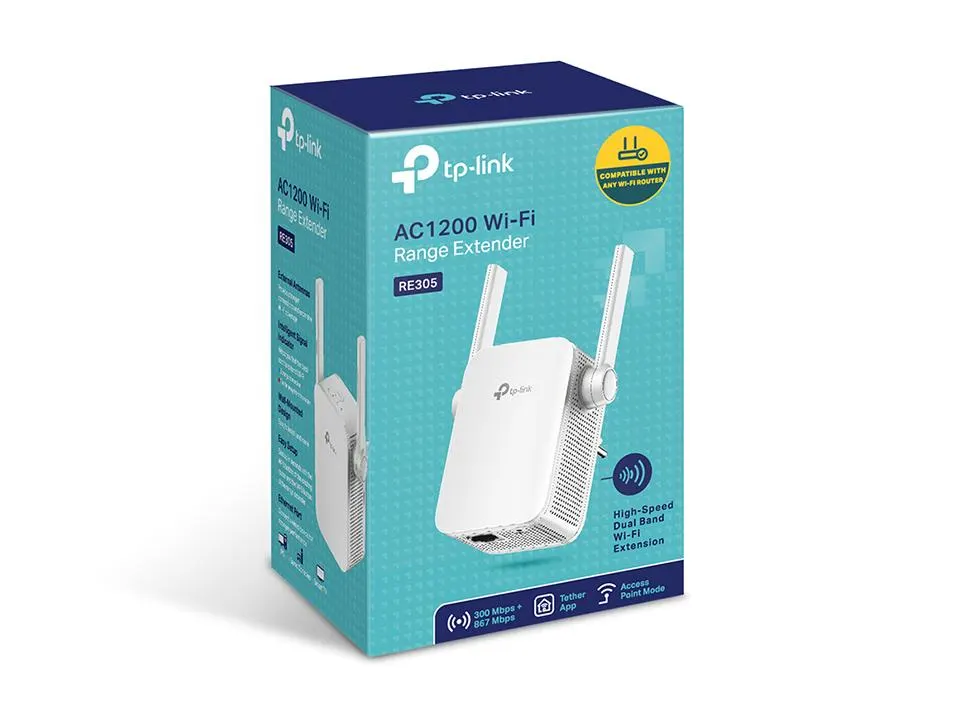 TP-Link, RE305, AC1200 Wi-Fi Range Extender