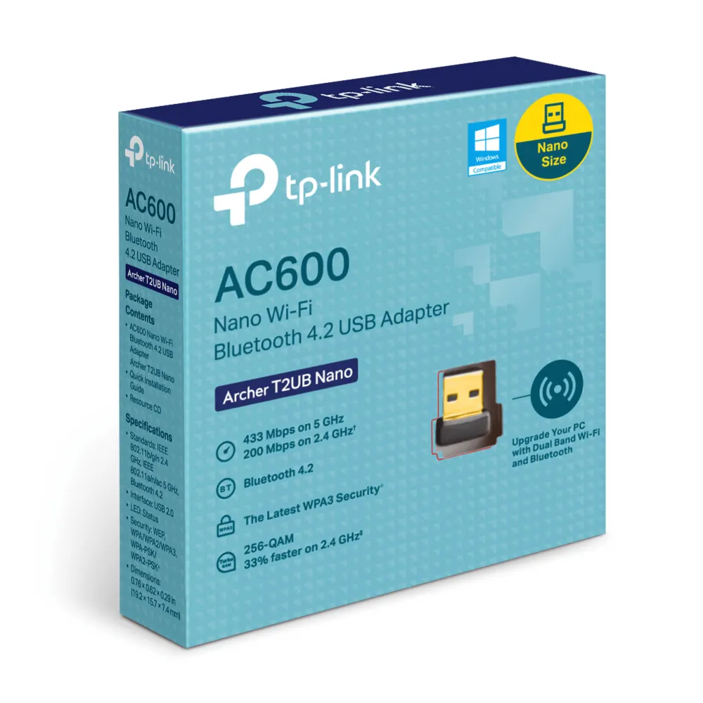 Wi-Fi ადაპტერი TP-Link Archer T2UB Nano