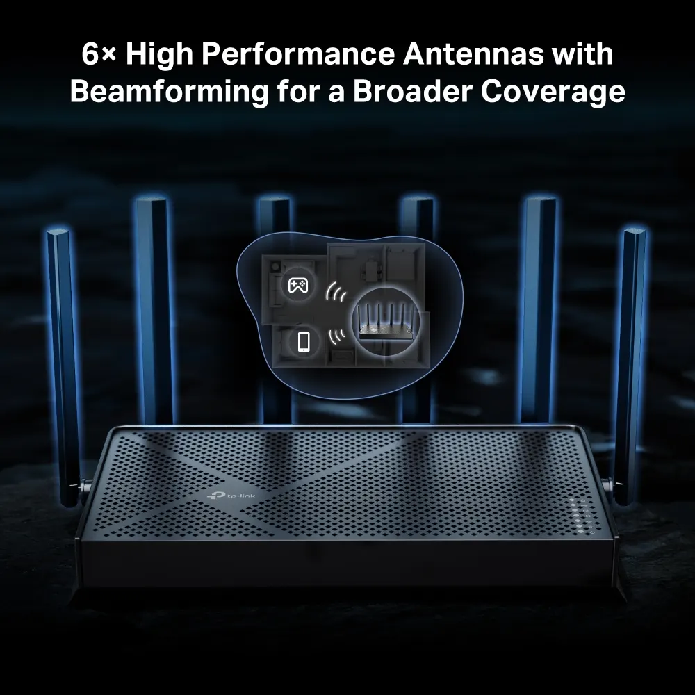 Wi-Fi როუტერი TP-Link Archer BE400 Dual-Band Wi-Fi 7 Router