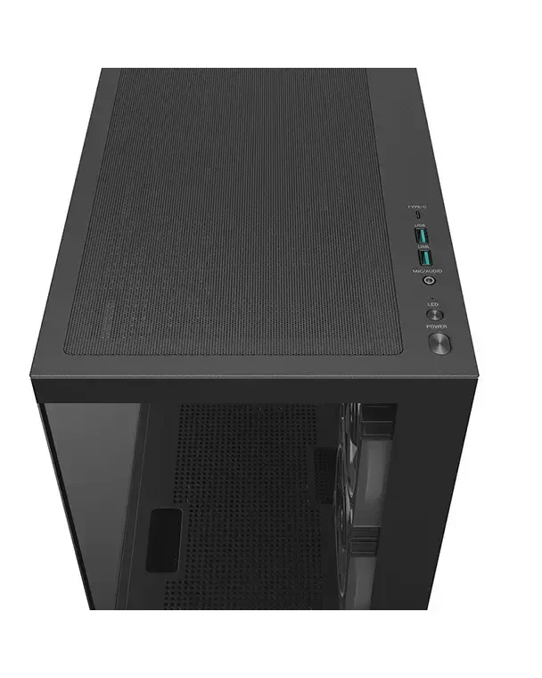 ქეისი Deepcool, CG380 3F, CASE, Black.