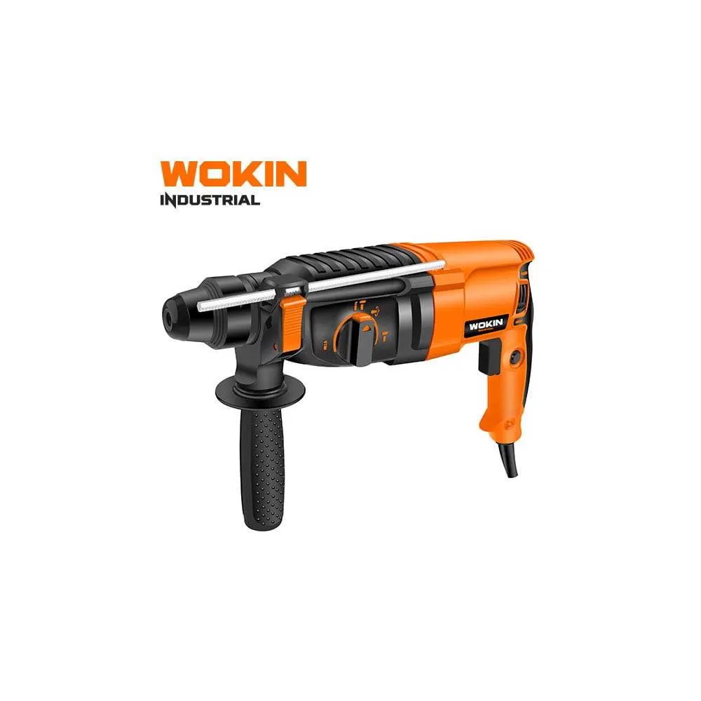პერფორატორი Wokin 787180, 800W, 1200Rpm, ROTARY HAMMER(INDUSTRIAL) Black/Orange