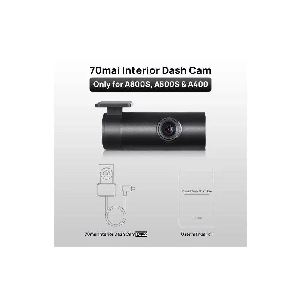 მანქანის შიდა ინტერიერის კამერა 70mai Interior Cam FC02 only for 70mai A500S, A400, A800S