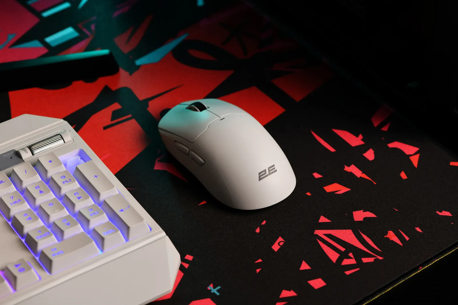 მაუსი 2E GAMING Mouse MG355 WL, RGB, USB-A/WL, white