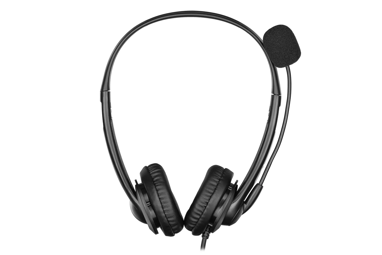 ყურსასმენი 2E PC headset stereo On-ear CH11 USB, omni-mic, 2m, black