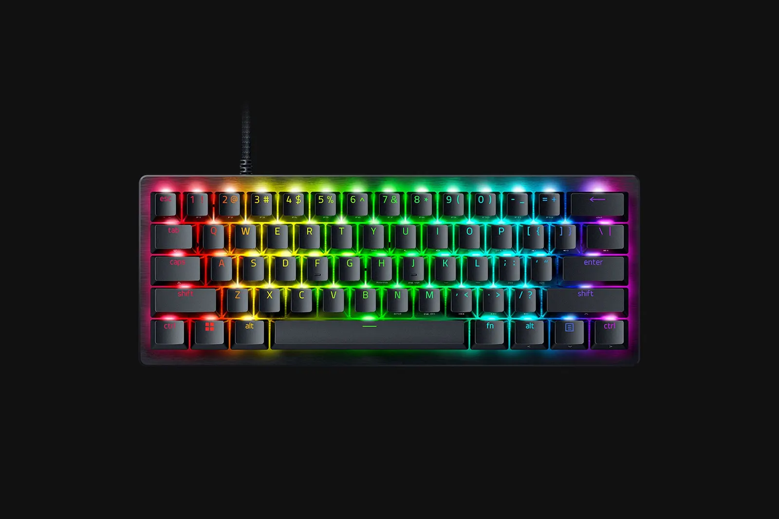 კლავიატურა Razer Keyboard Huntsman V3 Pro Mini RGB 61key Analog Optical Switches USB-A EN, black