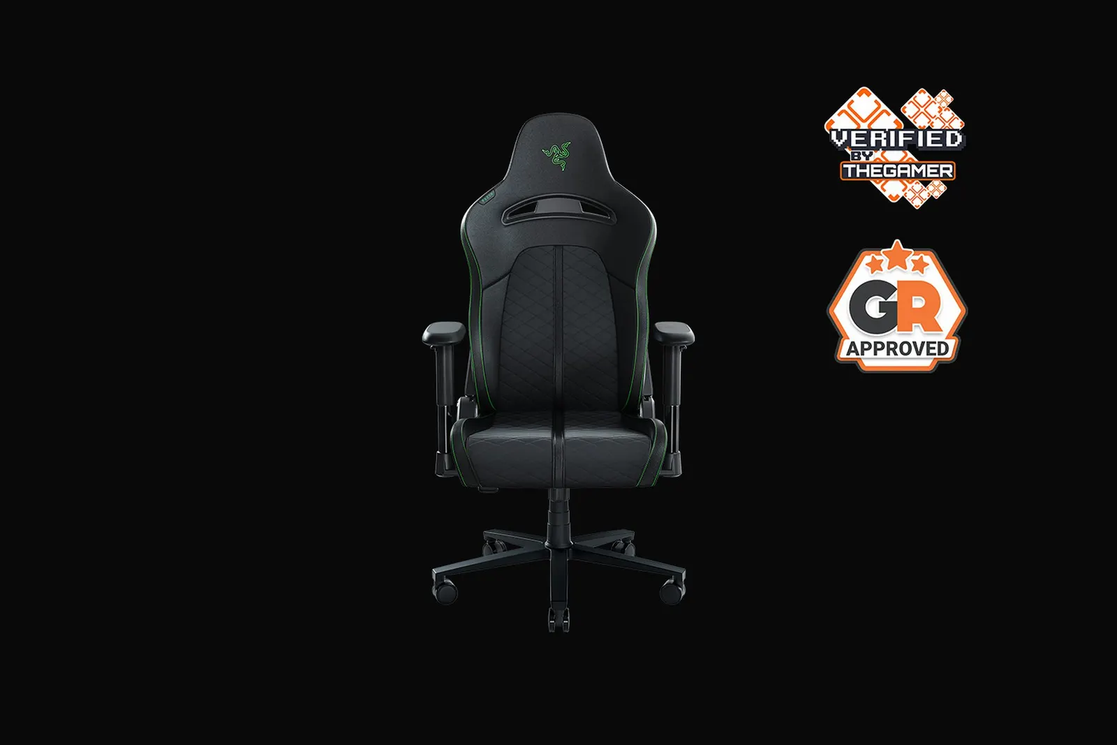 გეიმერული სავარძელი Razer Chair Enki X PU Leather, 2D-Armrests, black-green