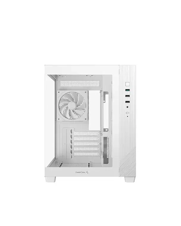 ქეისი Deepcool, CG330 3F WH, CASE, White.