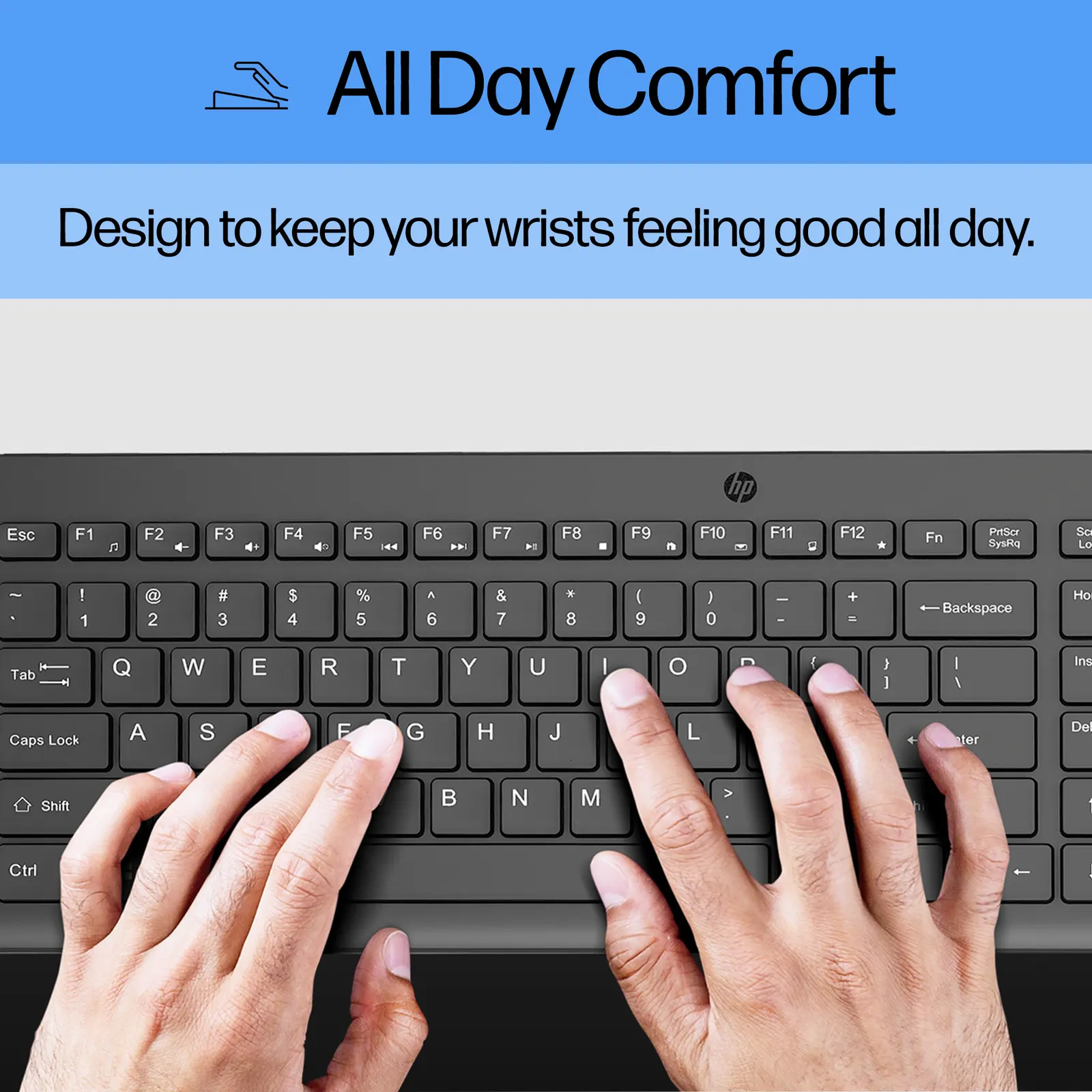HP 150 USB-A Wired Keyboard RUSS