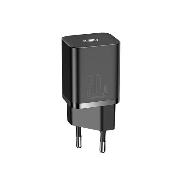 დამტენი Baseus Super Si Fast Charger 20W Black