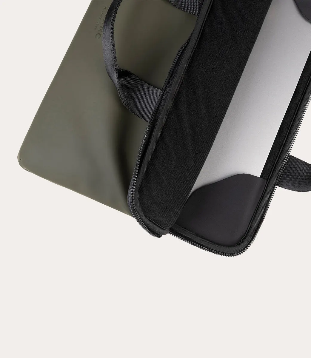 ნოუთბუქის ჩანთა Tucano GOMMO SUPER SLIM LAPTOP BAG 15"/16", MILITARY GREEN