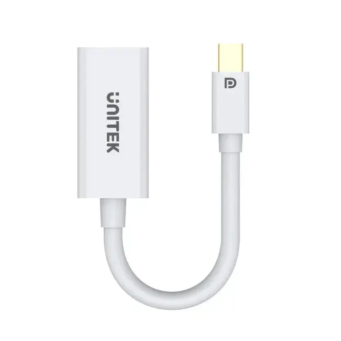 Y-6331, UNITEK, 20CM Mini DisplayPort to HDMI Female Adapter (4K)