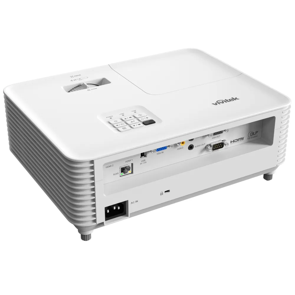 Vivitek DH382, Portable DLP Projector, FHD 1920x1080, 4500Lm, White