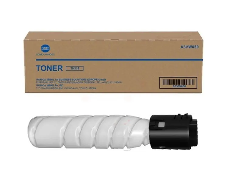 კარტრიჯი Konica Minolta TN-118 Black Original Toner-kit - A3VW050