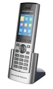 Grandstream DP730, Wireless DECT Phone, 5 Phones per BS, Colour Display, With cgarger and Power Supply