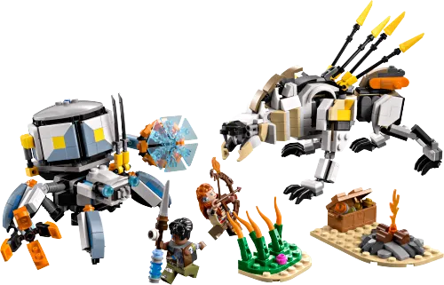 კონსტრუქტორი LEGO Horizon Aloy & Varl vs. Shell-Walker & Sawtooth 77037