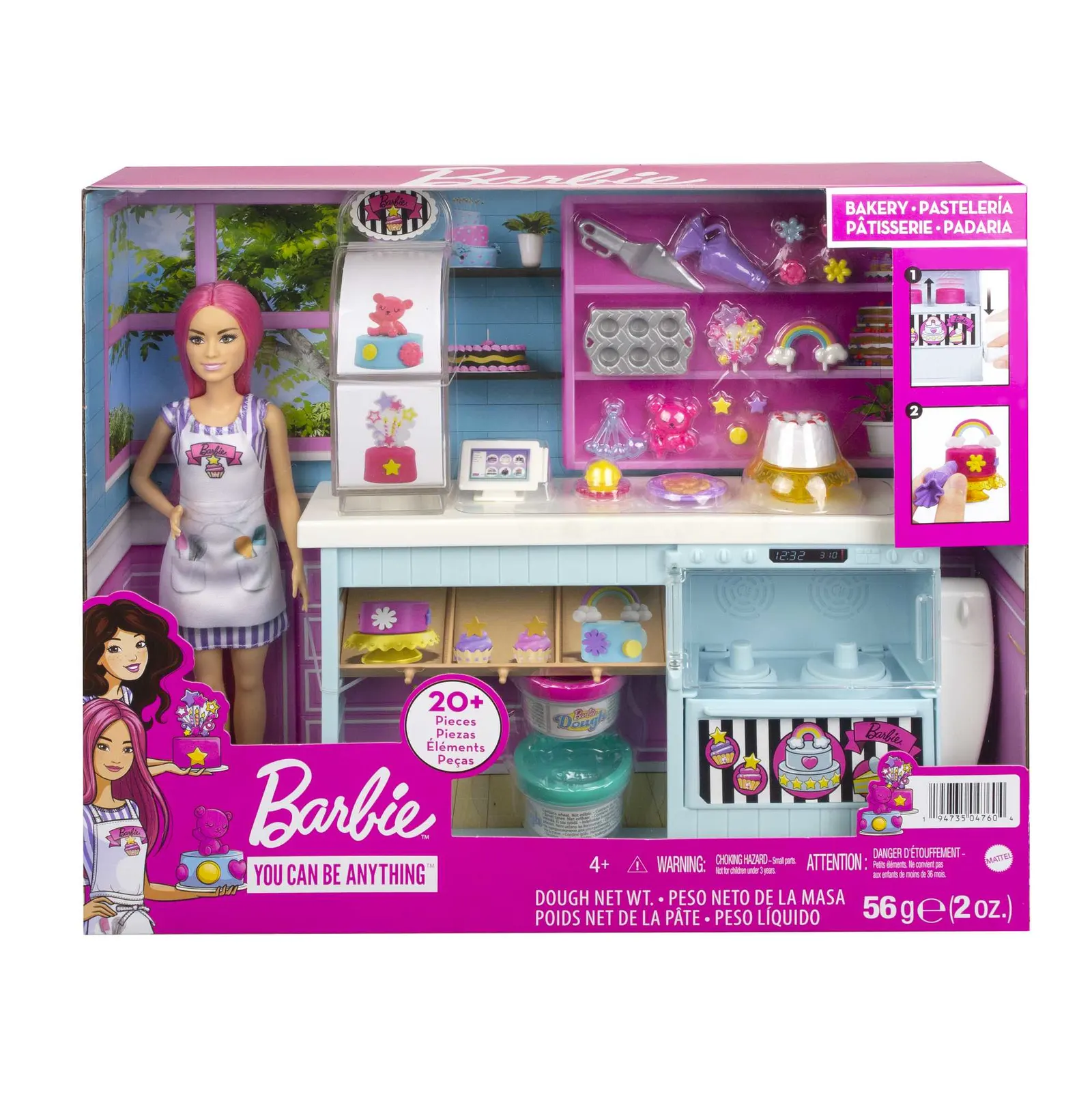 თოჯინა MATTEL Barbie Bakery Playset - Refreshed