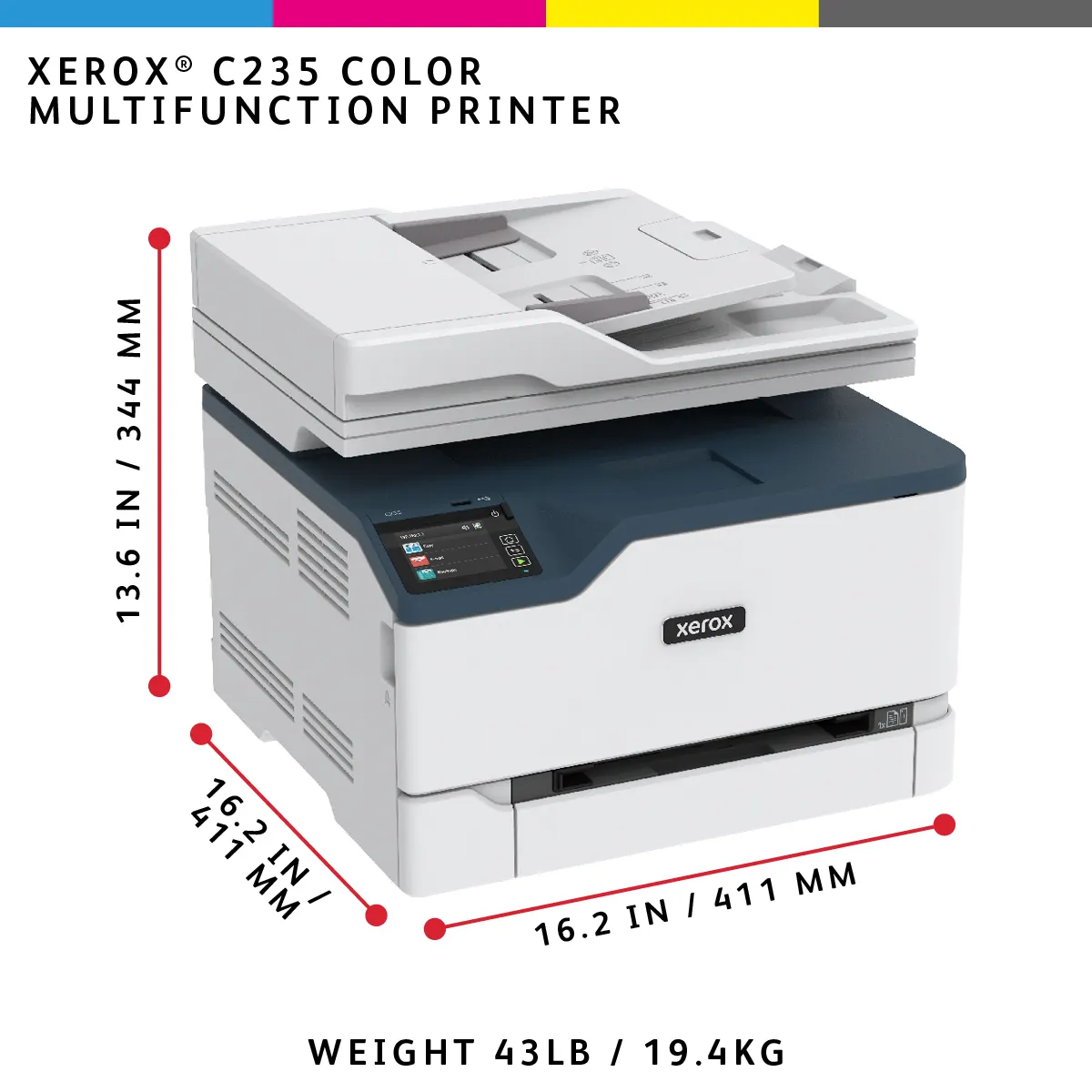 პრინტერი MFP A4 col. Xerox C235 (Wi-Fi)