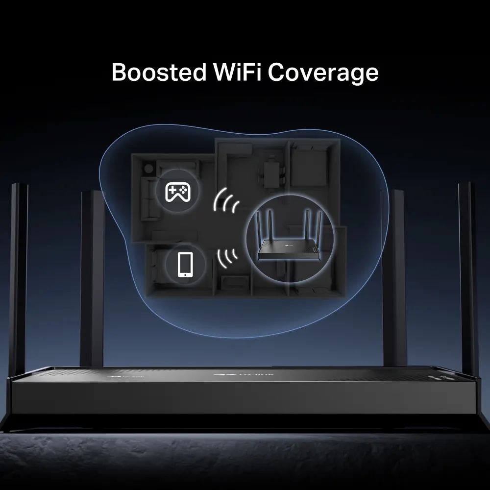 Wi-Fi როუტერი TP-Link Archer BE220 Dual-Band Wi-Fi 7 Router
