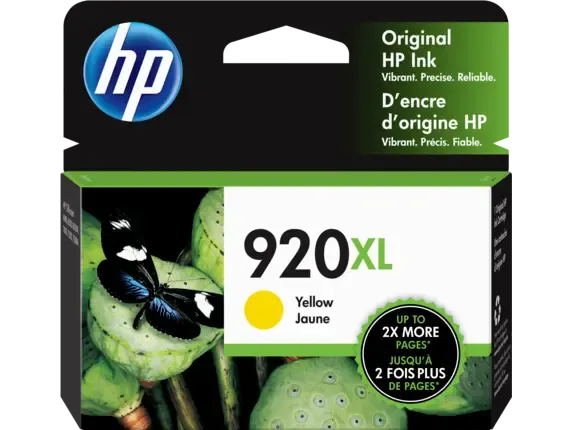 HP 920XL, Yellow Ink Cartridge CD974AE (High Yield)