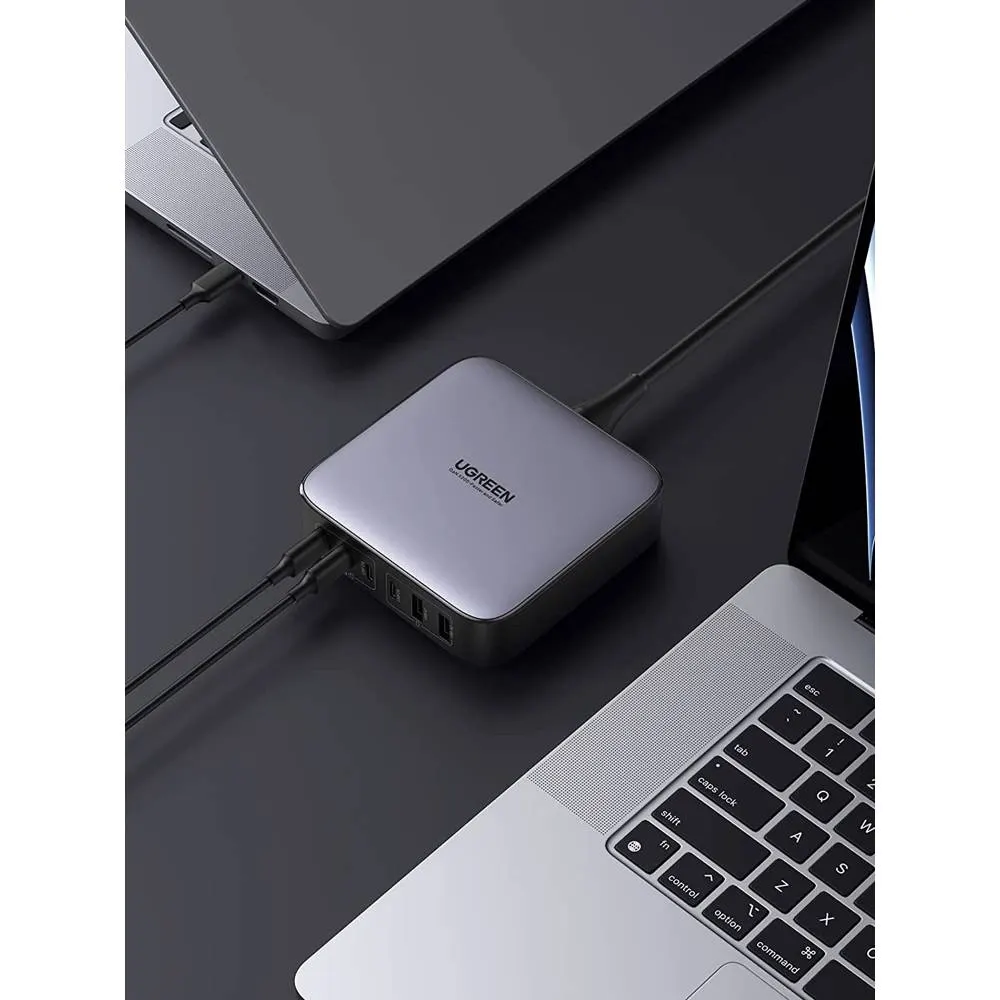 დამტენი UGREEN CD271 (40914) Nexode, 200W, 4x Type-c, 2x USB, Space Gray