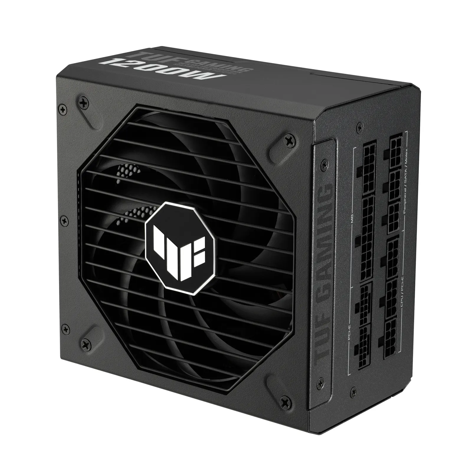 კვების ბლოკი ASUS TUF GAMING (1200W), >90%, 80+ Gold, 135mm, 1xMB 24pin(20+4), 2xCPU 8pin(4+4), 4xMolex, 5xSATA, 3xPCIe 8pin(6+2), 1xPCIe GEN5
