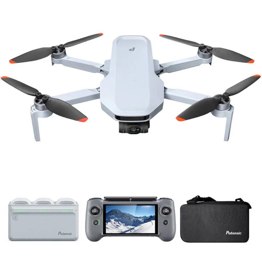 Drone Potensic ATOM 2 Screen Remote (Fly More Combo) AI Tracking Grey