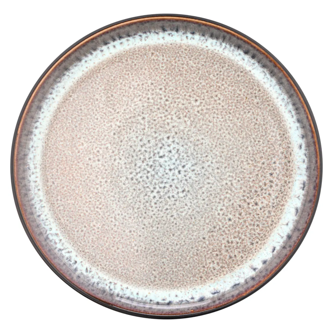 Ardesto Dessert plate Bolzano, 20.3cm, ceramic, black-brown