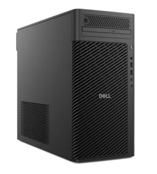 სამუშაო სადგური Dell Pro Max Tower T2 (FCT2250) /U9 285/32GB 2x16GB/RTX 2000 ADA 16 GB/512GB SSD/DVD+/-RW/Wi-FI 7+ BT 5.4/Kbd + Mouse/1500W/Ubuntu/3Y