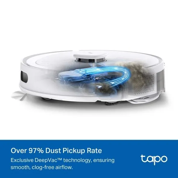 TP-Link, Tapo, RV30 Max, Robot Vacuum Cleaner, White