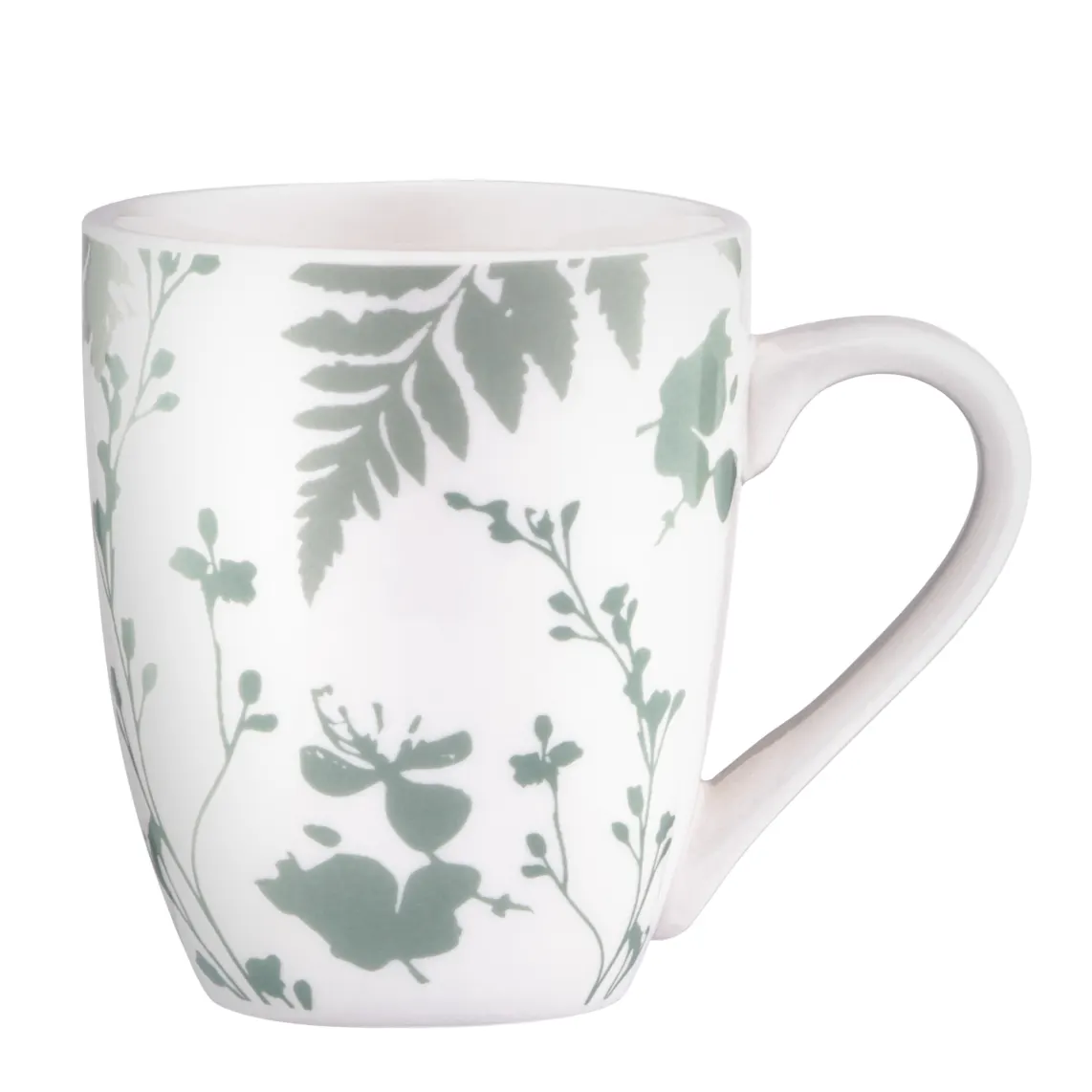 ფინჯანი Mug ARDESTO Capri, 320ml, porcelain, white green
