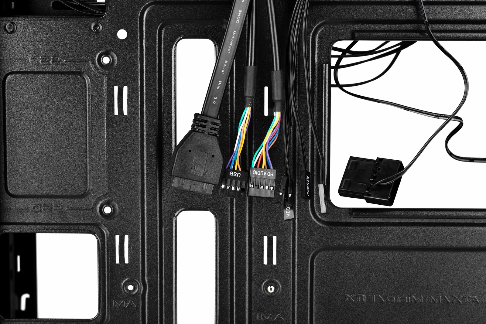 ქეისი 2E PC case Alfa E130 without PSU, 2xUSB3.0, 1xUSB2.0, 1x80mm, VGA 320mm, ATX, black
