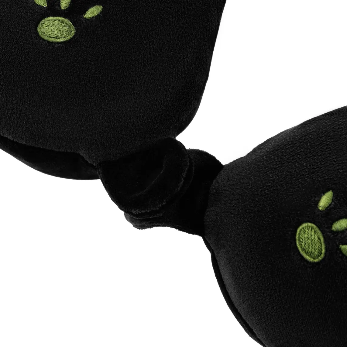 ARDESTO Neck pillow Travel Black Cat 30x30cm, polyurethane foam, black