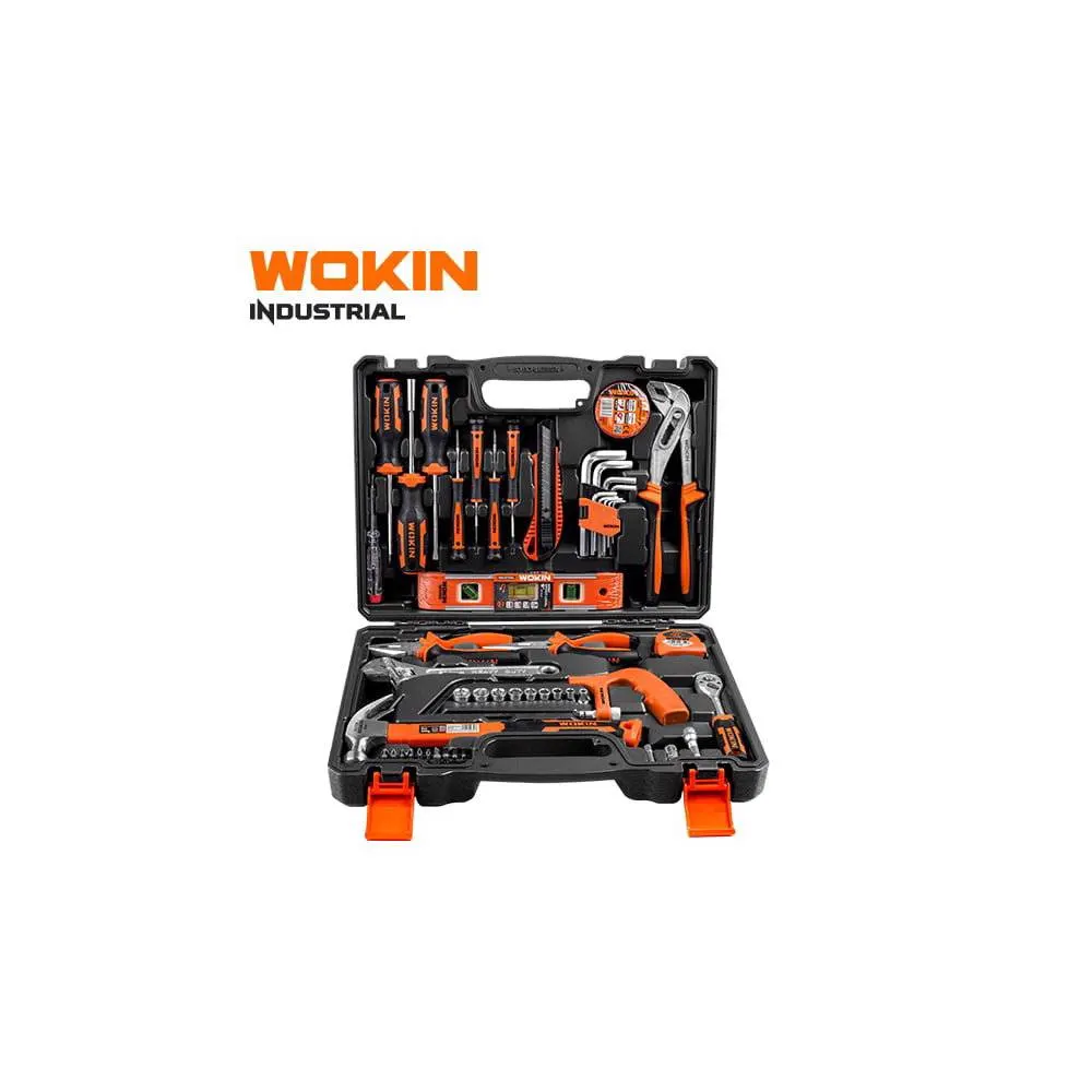 ხელსაწყოების ნაკრები Wokin 156461, 61Pcs Tool Set, Black