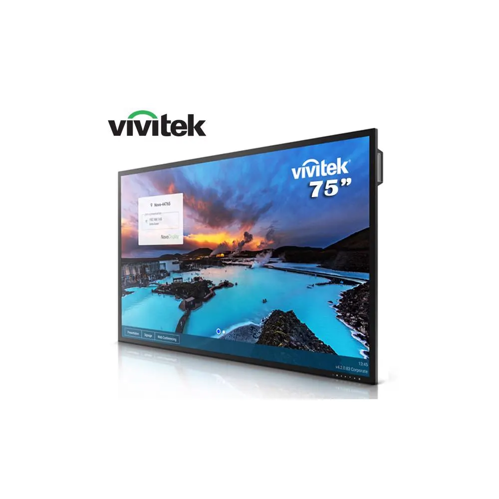 ინტერაქტიული ეკრანი Vivitek NovoDisplay DK751 Panel Size 75” Native Resolution 4K Ultra-HD (3840 x 2160) Android™ v7.1 Speakers 5W x2 (Stereo)