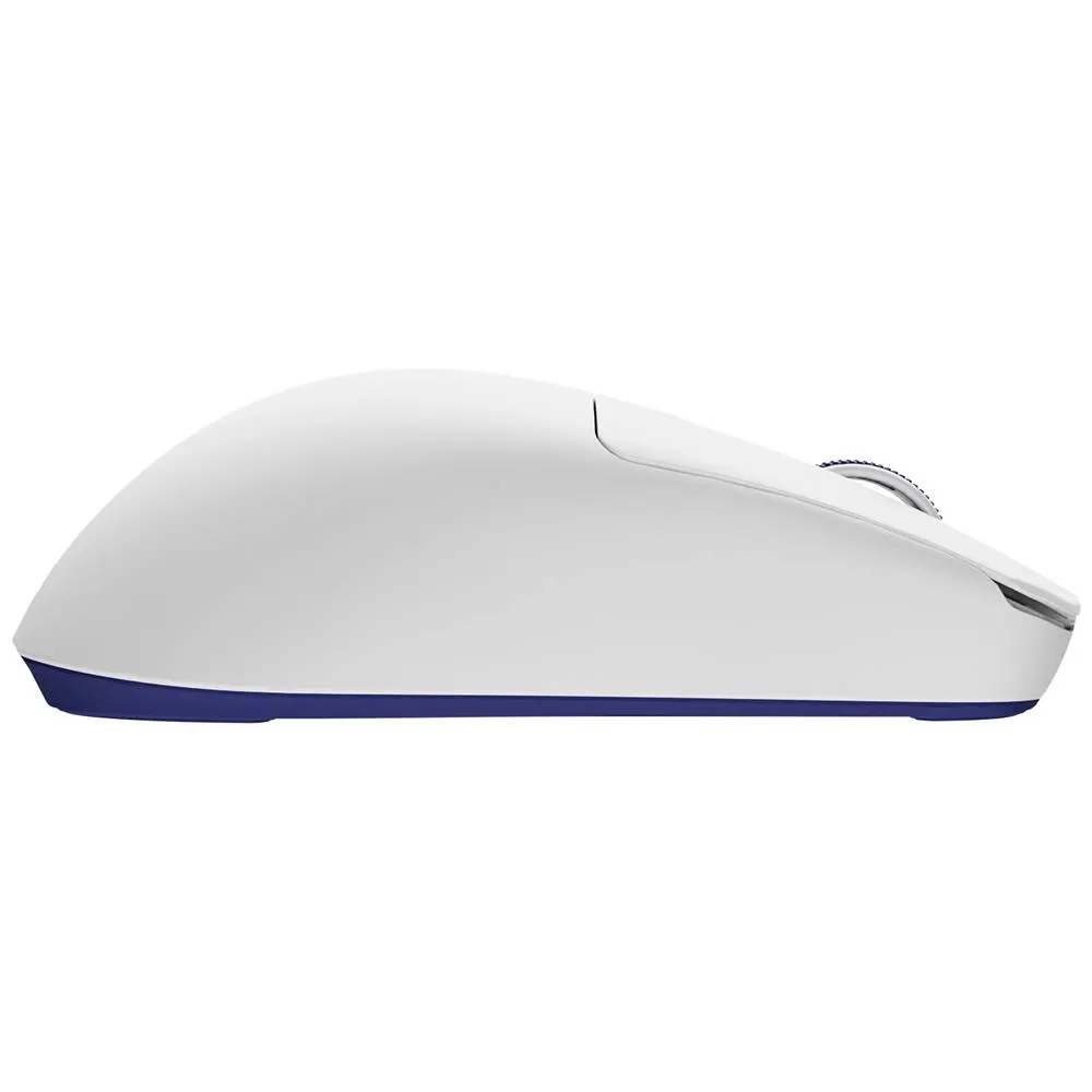 მაუსი Royal Kludge RK M30 Gaming Mouse Wireless, 2.4GHz, Bluetooth, USB White Blue