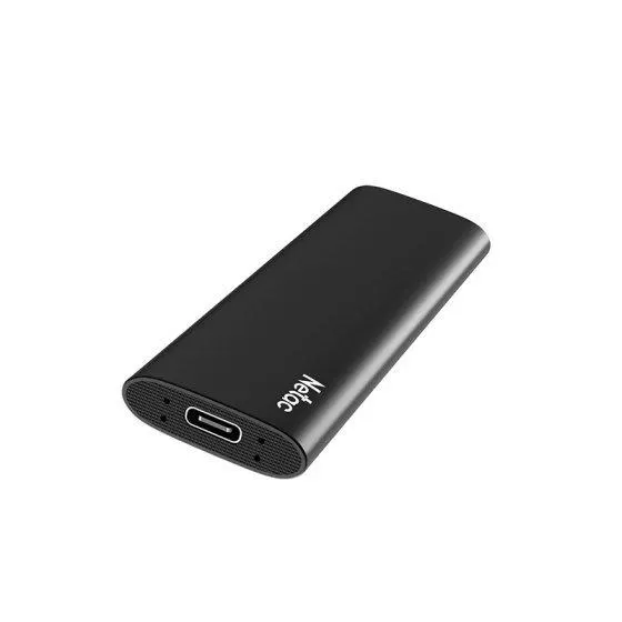 გარე მყარი დისკი NETAC, Z SLIM, External SSD, 500GB, USB 3.2 Gen 2, R/W up to 550MB/480MB/s, with USB-C to USB-A