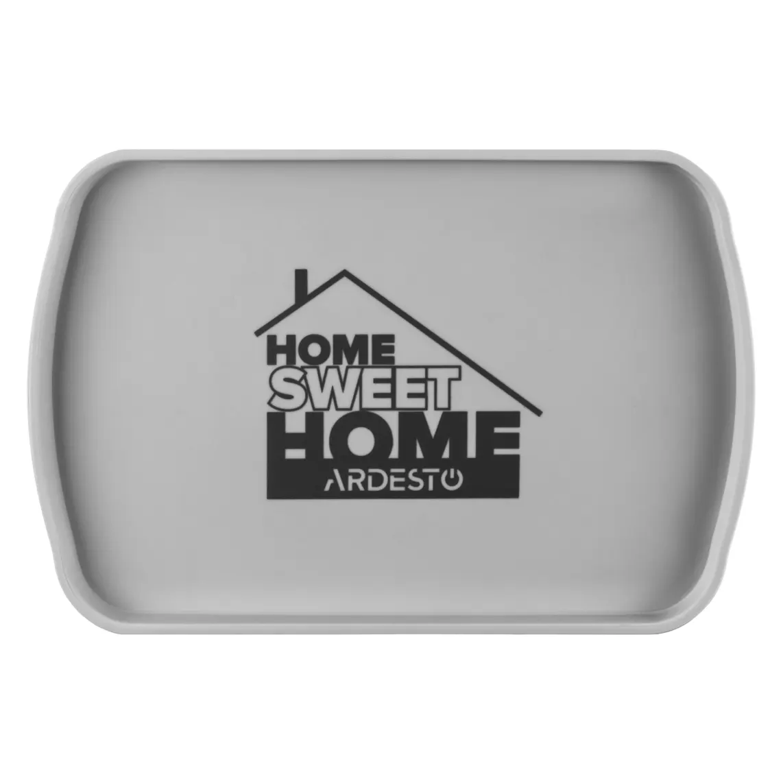 Ardesto Storage box with lid 45.5x31x24.5cm, 23l, plastic PP, grey